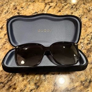 Gucci 57mm Gradient Square Sunglasses